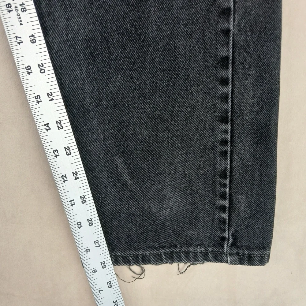 Vintage Levis 505 32x28 Mens Jeans Faded Black‎ FLAWS City Straight Grunge